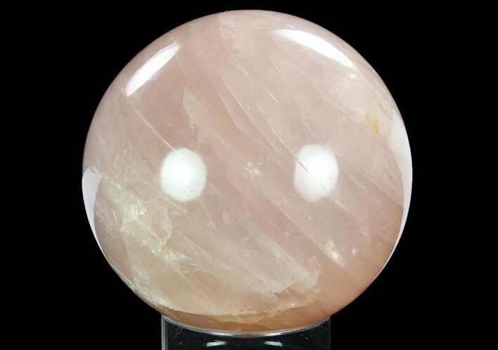 Polished Rose Quartz Sphere - Madagascar #122542